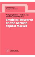 Empirical Research on the German Capital Market