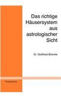 richtige Häusersystem aus astrologischer Sicht