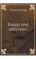 Essays and addresses: (English)