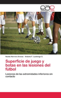 Superficie de juego y botas en las lesiones del fútbol