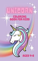 Unicorn Coloring book for kids, Ages 4-8