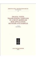 Digital Texts, Translations, Lexicons in a Multi-Modular Web Application: Methods and Samples