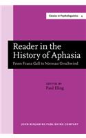 Reader in the History of Aphasia