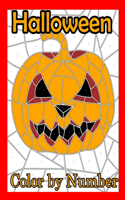 Halloween color by number