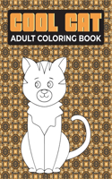 Cool Cat Adult Coloring book