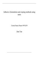 Adhesive formulation and creping methods using same
