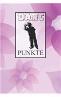 Dart Punkte: Spielblock um deine Punkte zu notieren - mit Dart Outs - Training oder Turnier - Crickets - 301, 501, 701 - Scorer Book