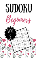 Sudoku Beginners: Vol. 2 - 100 pages - Easy Level - Solutions Included