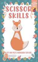 scissor skills: scissor skills workbook for kids ages 3+, cutting practice activity book for toddlers, Cut and Glue Activity Book, scissor skills animals practice w