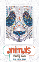 Animals - Coloring Book - Stress Relieving Designs