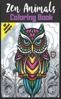 Zen Animals Coloring Book