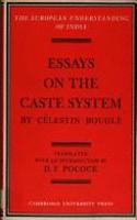 Essays on the Caste System by Celestin Bougle