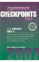 Cambridge Checkpoints VCE Biology Unit 4 2007