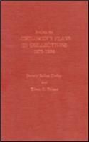 Index to Children's Plays in Collections