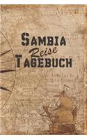Sambia Reise Tagebuch: 6x9 Reise Journal I Notizbuch mit Checklisten zum Ausfüllen I Perfektes Geschenk für den Trip nach Sambia für jeden Reisenden