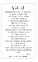 Oración Gloria Cuaderno De Notas