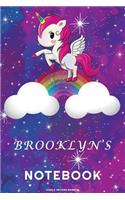 Brooklyn's Unicorn Rainbow Notebook
