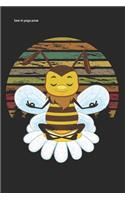bee in yoga pose