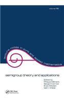 semigroup theory and applications