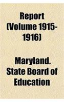 Report (Volume 1915-1916)