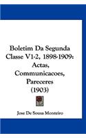 Boletim Da Segunda Classe V1-2, 1898-1909
