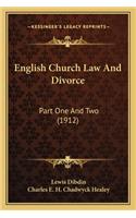 English Church Law and Divorce