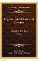 English Church Law And Divorce
