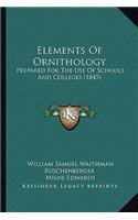 Elements of Ornithology