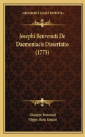 Josephi Benvenuti De Daemoniacis Dissertatio (1775)