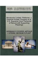 Moviecolor Limited, Petitioner, V. Eastman Kodak Company Et Al. U.S. Supreme Court Transcript of Record with Supporting Pleadings