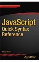 JavaScript Quick Syntax Reference