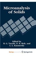 Microanalysis of Solids