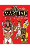 Martial Maiden Adult coloring book