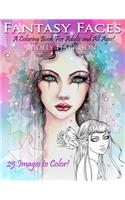 Fantasy Faces - A Coloring Book for Adults and All Ages!