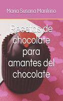 Recetas de chocolate para Amantes del chocolate