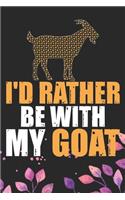 I'd Rather Be With My Goat