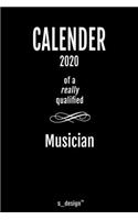 Calendar 2020 for Musicians / Musician