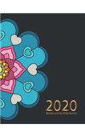 2020 Planner Weekly and Monthly: Jan 1, 2020 to Dec 31, 2020: Weekly & Monthly Planner + Calendar Views - Inspirational Quotes and Mandala Cover (2020 Creative Planners Press)