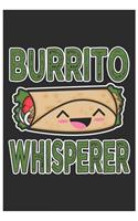 Burrito Whisperer: Cute Weekly Diabetes Record Paper, Awesome Burrito Funny Design Cute Kawaii Food / Journal Gift (6 X 9 - 120 Weekly Diabetes Record Paper Pages)