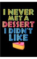 I Never Met A Dessert That I Didn't Like