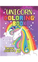 Unicorn Coloring Book: Amazing Adorable Unicorns Rainbow Magical