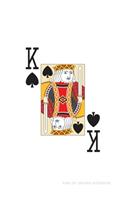 King Of Spades: Poker Card 4x4 Graph Paper Notebook With .25" x .25" Squares For Work, Home Or School. 6 x 9 Notepad Journal For Math, Science, Design Projects, Map