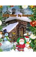 Christmas Adult Color By Numbers: a beautiful colouring book with Christmas designs on a black background, for gloriously vivid colours