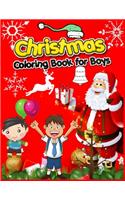 Christmas Coloring Book for Boys