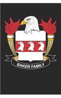Baker: Baker Coat of Arms and Family Crest Notebook Journal (6 x 9 - 100 pages)