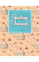 Quilting Journal: Quilt Journal Notebook, Quilt Pattern, Quilters Diary, Cute Baking Cover