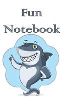 Fun Notebook: Boys Books - Mini Composition Notebook - Ages 6 -12 - Shark Notebook