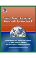 Personal Disaster Preparedness Levels in the National Guard - Analysis of Survey Data, Readiness Rates Compared to General Public, First Responders, and Federal Emergency Management Agency Goal