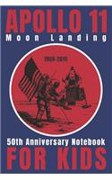 Moon Landing Anniversary Notebook for Kids: A Moon Landing Celebration Journal with Prompts, Fun Facts, and Coloring Pages