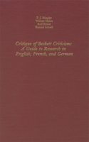 Critique of Beckett Criticism